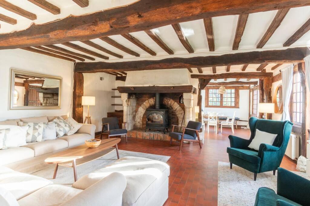 Dream 6-Bedroom Villa With Private Tennis Court Le Tilleul Exterior photo